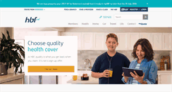 Desktop Screenshot of hbf.com.au