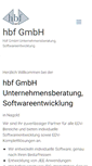 Mobile Screenshot of hbf.de