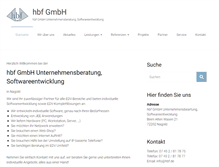 Tablet Screenshot of hbf.de